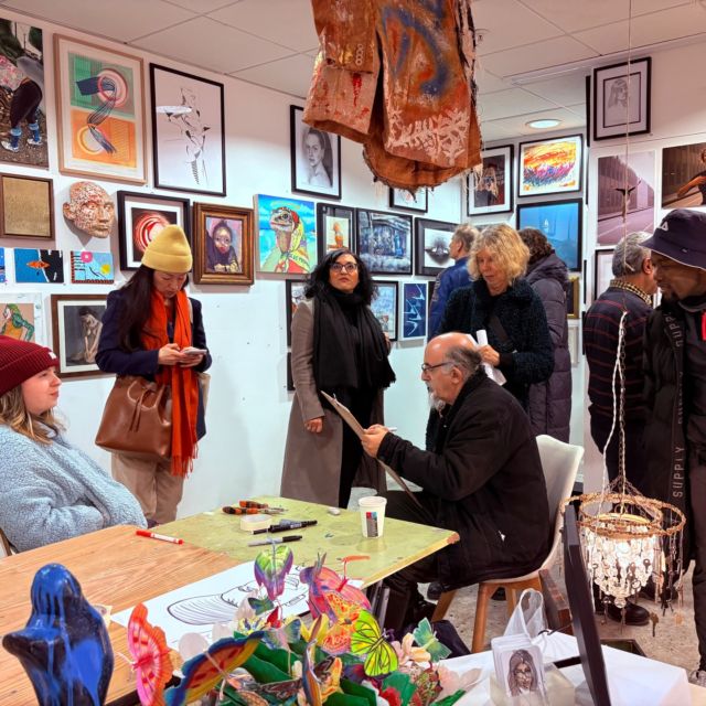 Thank you to the Art of Isolation Gallery and Rod Kitson for organizing the event and everyone who donated and supported New Art Studio and our mission! The exhibition and closing were beautiful, and we were honoured to be part of this wonderful artist community.

We look forward to collaborating with you and attending your life drawing workshops. This place and its people are a true gem of London!