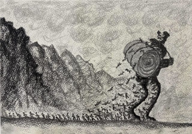 Parts of the self left behind